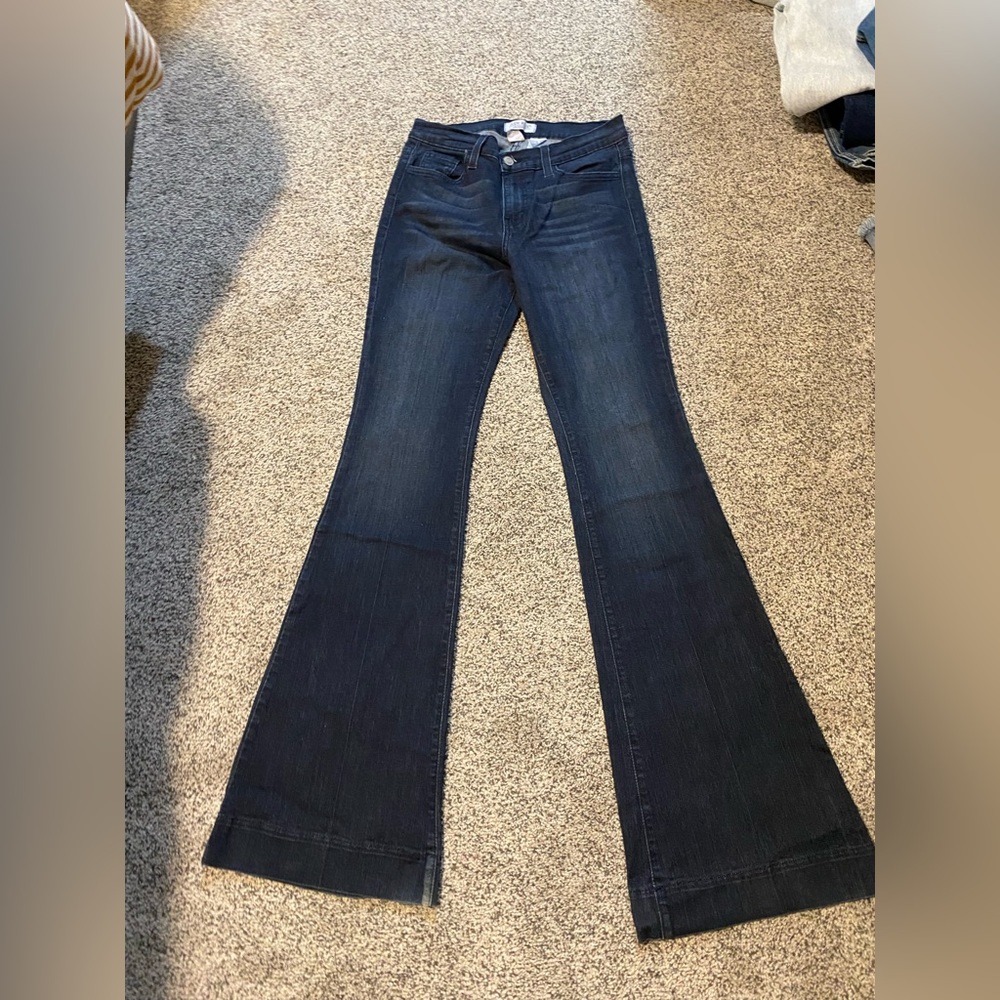 Women’s Dark Wash Judy Blue Jeans, Size 11/30.